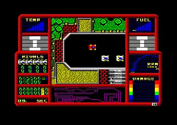 Rally Simulator (UK) (1988) screen shot game playing
